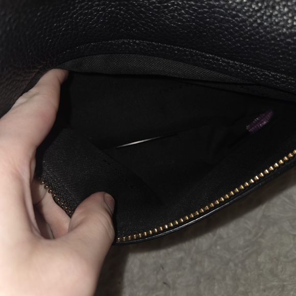 Coach Black Leather Shoulder Bag - Picture 9 of 14